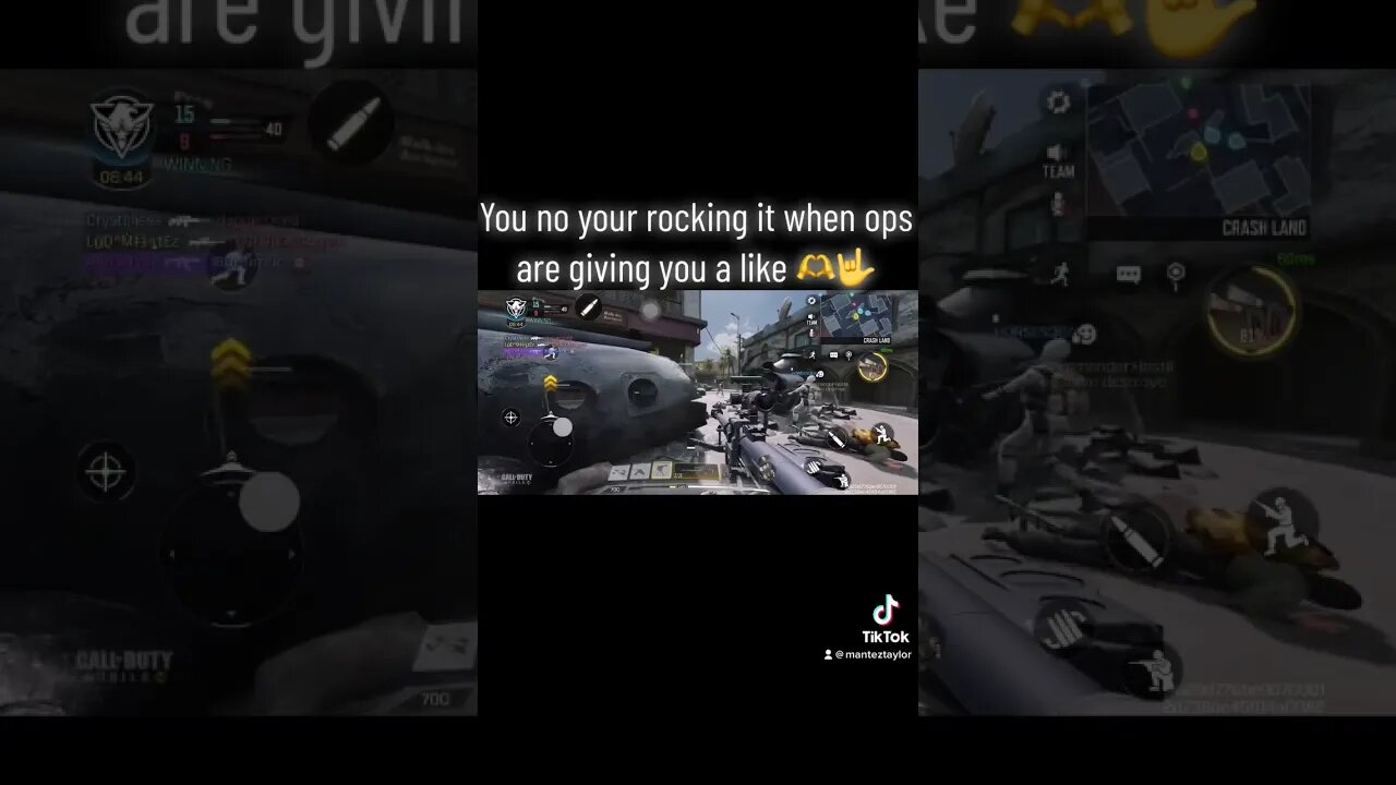 You know you’re rocking it when your ops like your game 