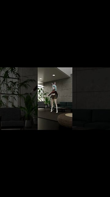 MMD Bunny Girl Jiggle Physics Milkshake