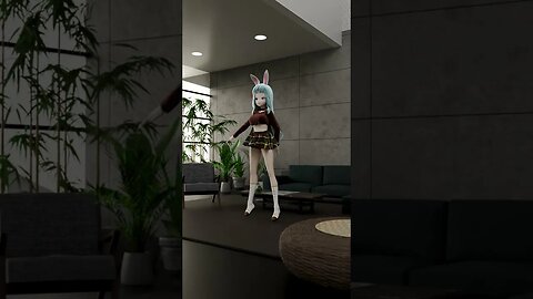 MMD Bunny Girl Jiggle Physics Milkshake