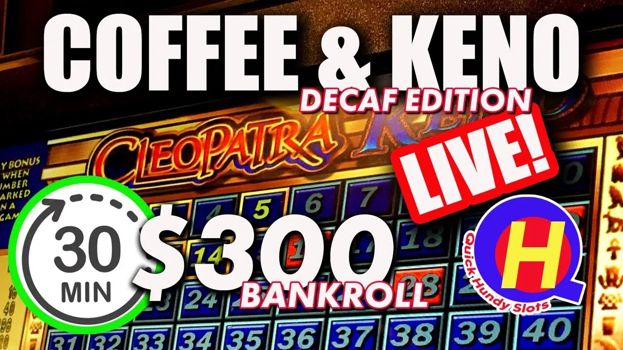 🔴LIVE! Caveman and Cleopatra KENO!
