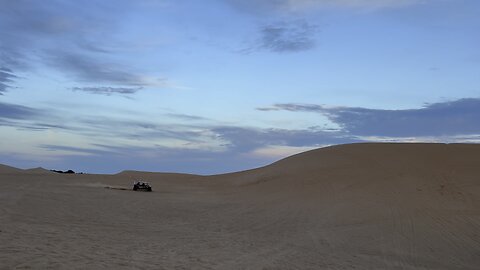 Dune ridding Honda Talon and RZR turbo.