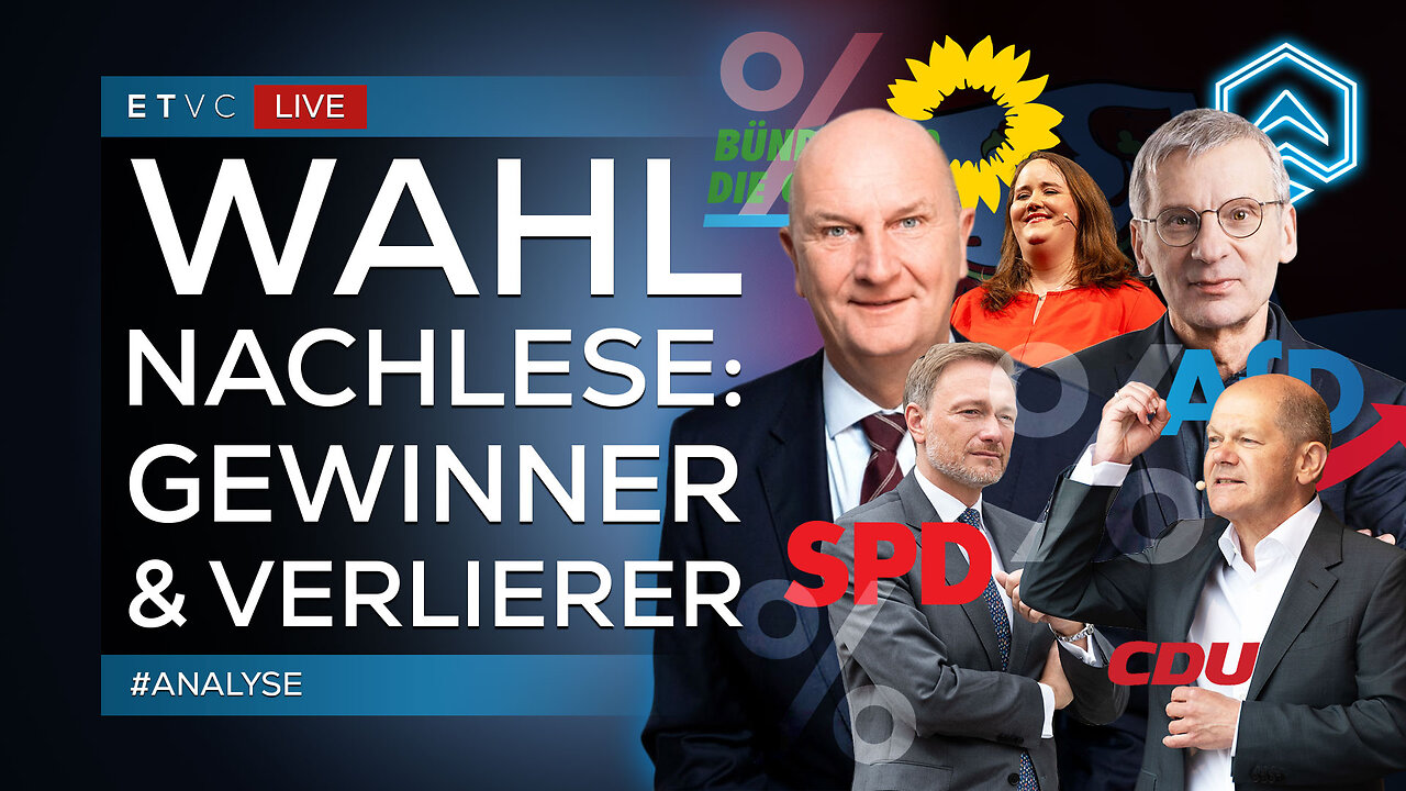 🟥 LIVE | Wahl-NACHLESE: Grüne EINSTELLIG! SPD-Woidke "Wagenknecht" der BSW | #ANALYSE