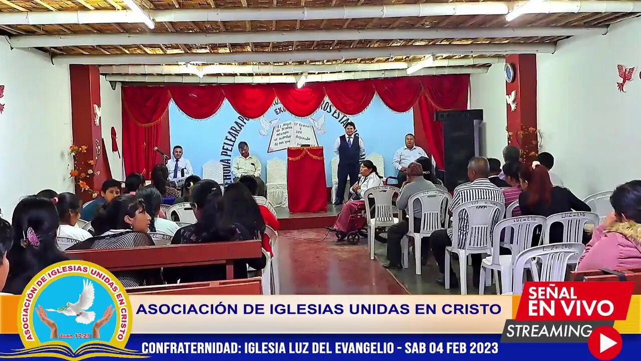 CONFRATERNIDAD: IGLESIA LUZ DEL EVANGELIO - SAB 04 FEB 2023