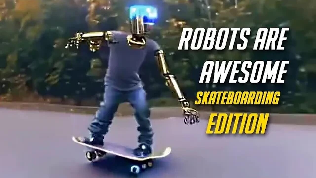 Robots Are Awesome - Skateboarding Edition - Deforum - Hybrid Video - InstructPix2Pix