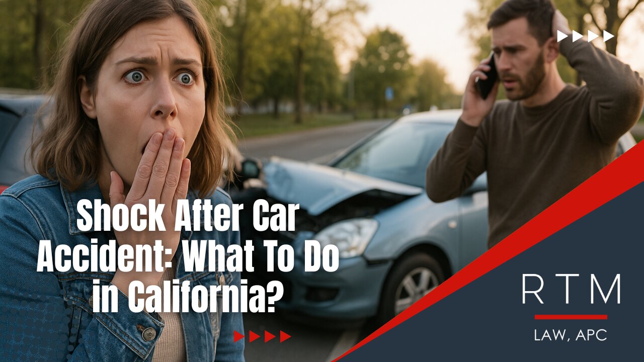 Shock After Car Accident: What To Do in California?