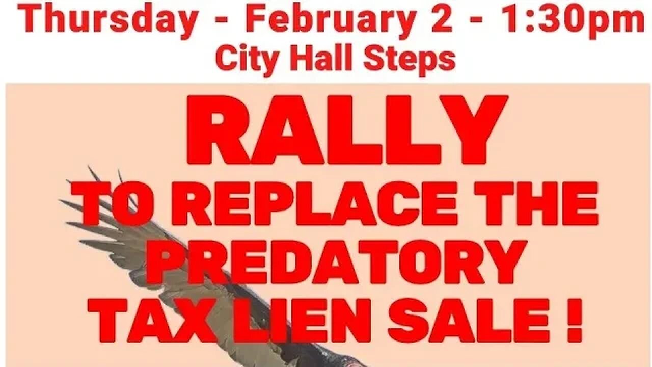 Rally to replace #taxlinensale