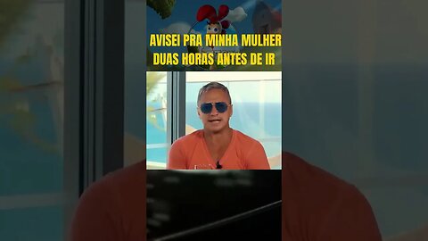 AVISEI PRA MINHA MULHER DUAS HORAS ANTES DE IR - Paulo Nunes