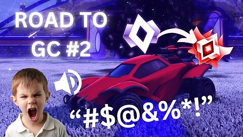 PLAYING WITH A FAN In Comp! Rocket League Road to Grand Champ #2