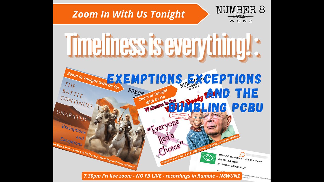 Ep 118 N8 3rd May 2024 Timeliness is Everything! : Exemptions Exceptions & the Bumbling PCBU