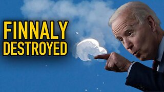 Biden FINALLY Destroys Chinese Spy Balloon before BLAMING Trump