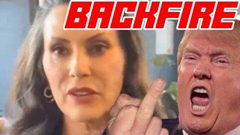 GRETCHEN WHITMER GETS ACCOSTED BY HER OWN LEFTY PRO HAMAS TERRORISTS