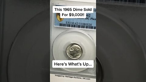 This 1965 Dime Sold For $9,000+ Because of an Error 🤑💵😳