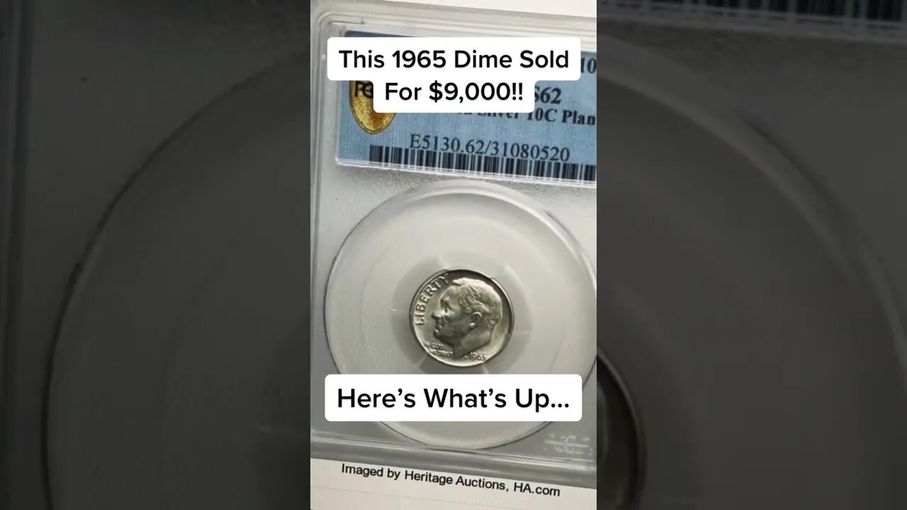 This 1965 Dime Sold For $9,000+ Because of an Error 🤑💵😳