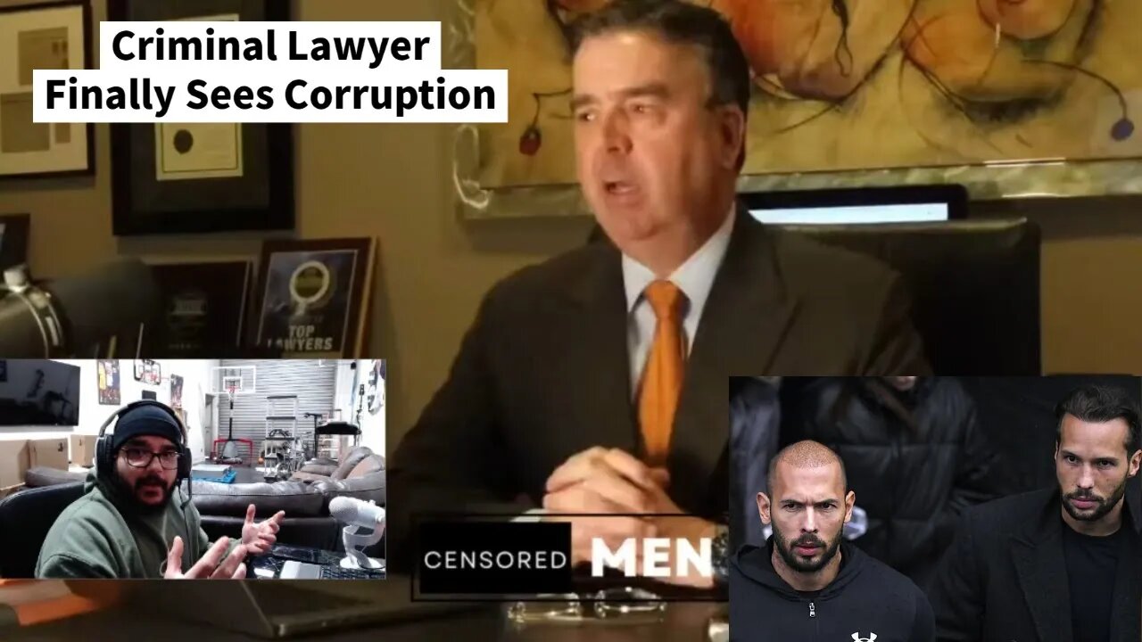 Criminal Lawyer is Starting to Admit Andrew Tate Case is Corrupt