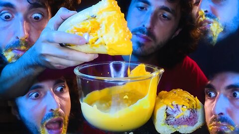 ASMR CHEESY GIANT ROAST BEEF Mukbang *NO TALKING Eating Sounds * | Nomnomsammieboy