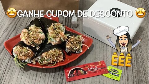 🥰🤩Como fazer Temaki Fácil em casa 🤩🥰