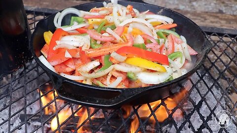 S2 EP7 | OVER THE FIRE | Bushcraft recipe for pineapple upside down cake and deer fajitas