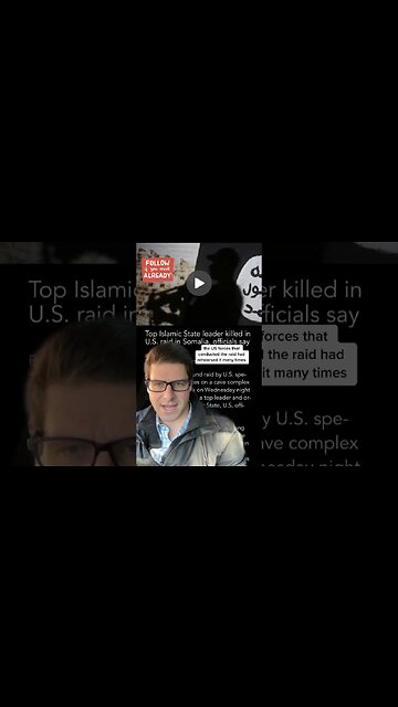 Islamic State Leader Killed By Us Special Forces..