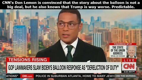 Of course the Chinese spy balloon story is about Trump