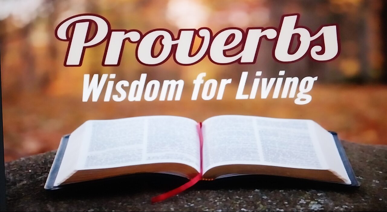 Proverbs Wisdom for Living (chapter 1)