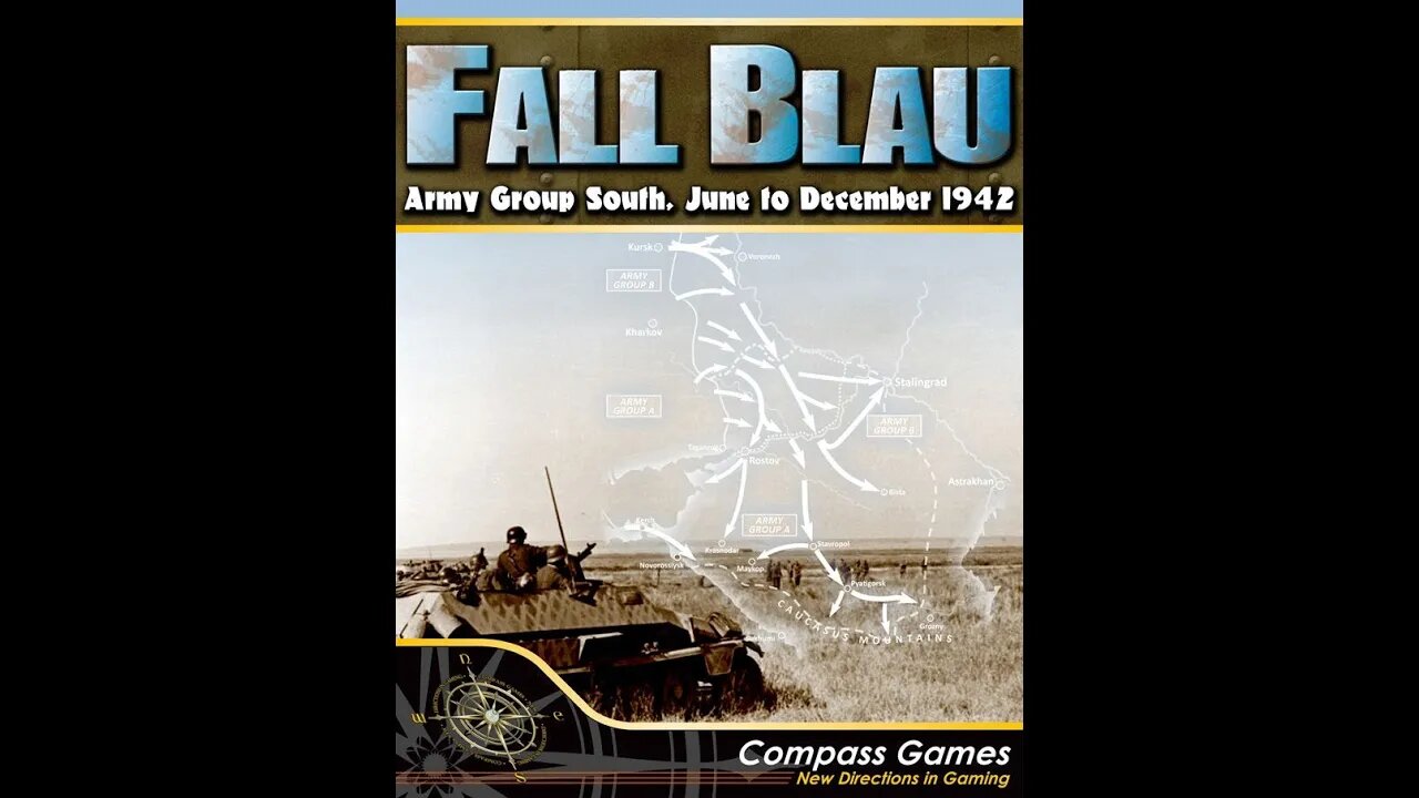 Unboxing p2 - Compass Games Fall Blau