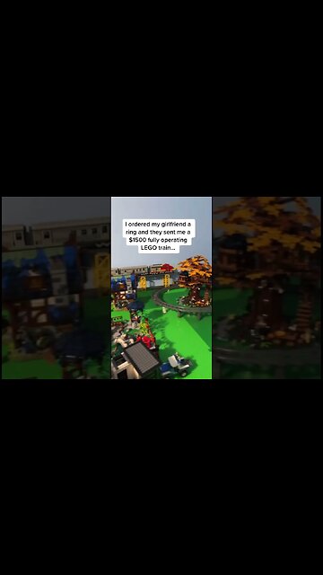 They sent me this Lego train 🚂 #short