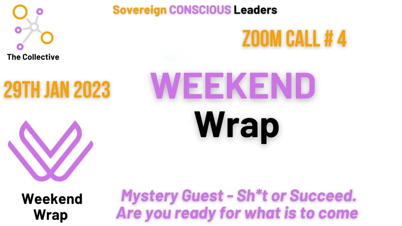 4. Weekend Wrap - SHIT or SUCCEED - Are you READY for what is to come?