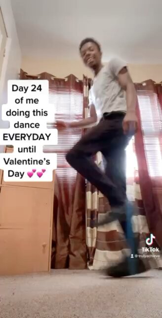 Day 24 Of Me Doing This TikTok Dance EVERYDAY Until Valentine’s Day