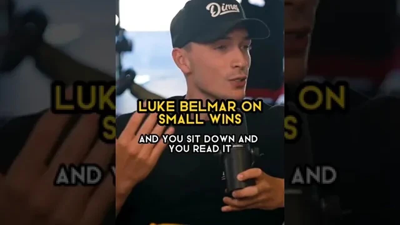 Luke Belmar on Small Wins