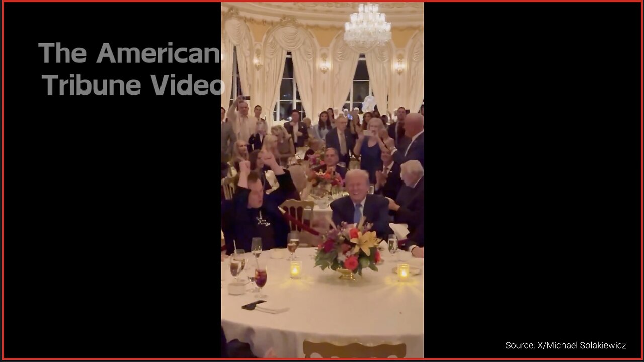 WATCH: Barron, Donald, and Melania Trump Sing “YMCA” Together at Mar-a-Lago Thanksgiving