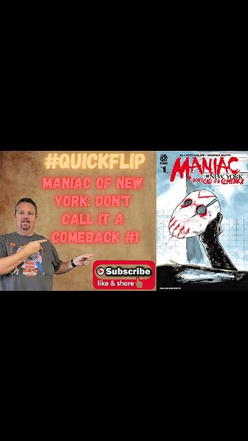 Maniac of New York: Don't Call it a Comeback #1 Aftershock Comics #QuickFlip Book Review #shorts