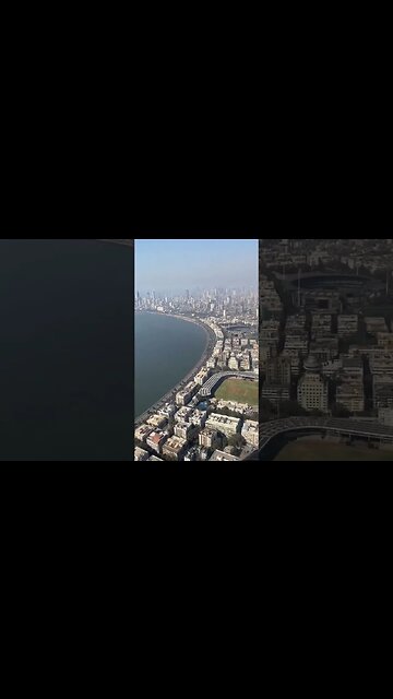 Kuch Aisa dikhta hai aeroplane se mumbai | #video #viral #shorts #trendingshorts #new #view #tiktok