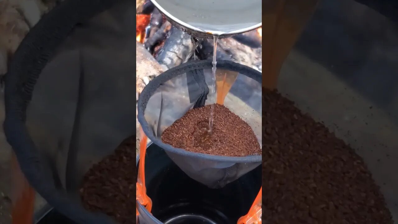 Favorite way to make camp coffee? #coffee #coffeelover #bushcraft #camping #fire