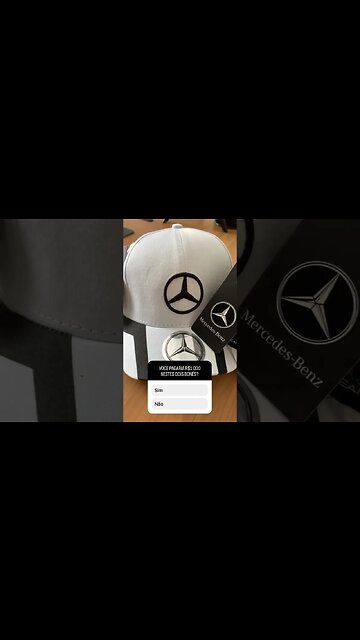 Você pagaria R$1.000,00 em dois bonés da Mercedes-Benz?