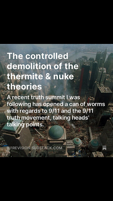 The controlled demolition of the thermite & nuke theory
