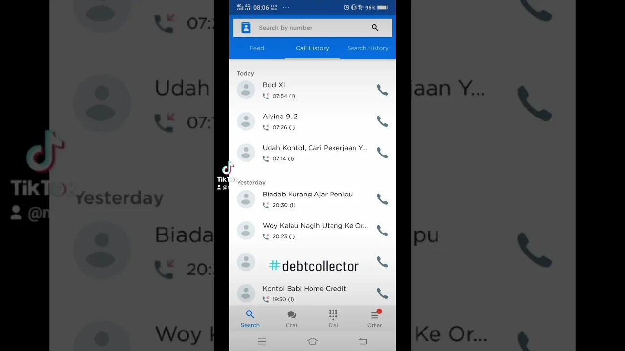 diteror telpom debt collector setiap hari #shortvideo