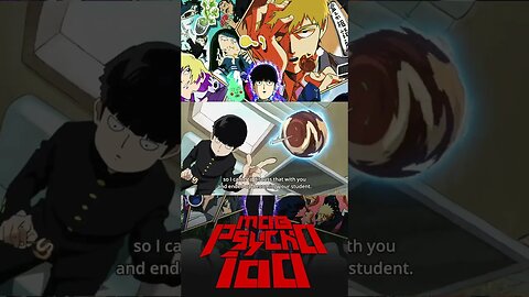 MOB’S BEEN THINKING. #anime #mobpsycho100 #shorts #funny