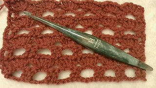 Easy left handed beginner friendly tutorial. Boxed shell Stitch.