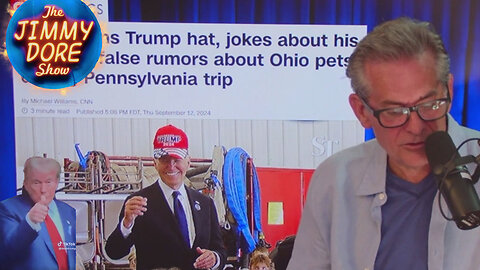 Joe Biden puts on a MAGA hat▮The Jimmy Dore Show