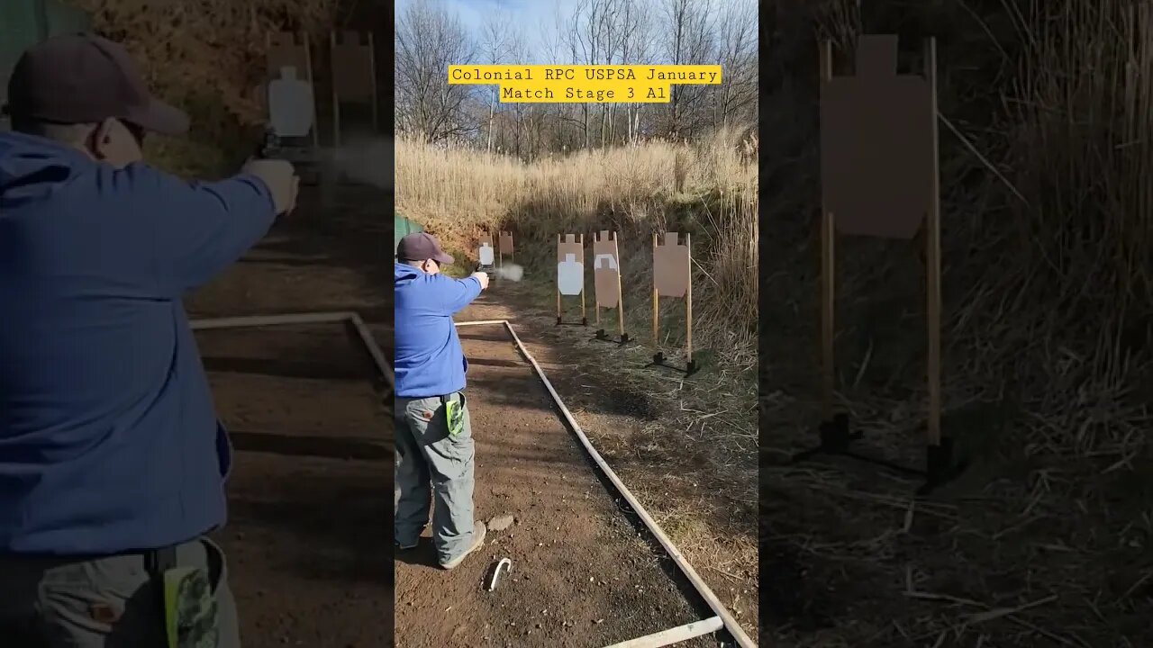 🫣⚡️🤯😎🐐🫡🤫🐌Colonial RPC #uspsa A January Match Stage 03 Al #unloadshowclear #ipsc #idpa