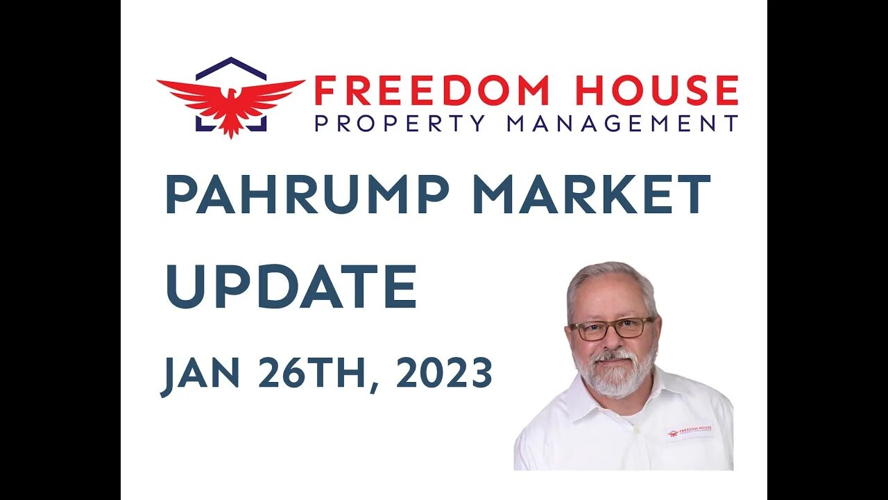 Pahrump Real Estate Market Market Update - Jan 16th, 2023