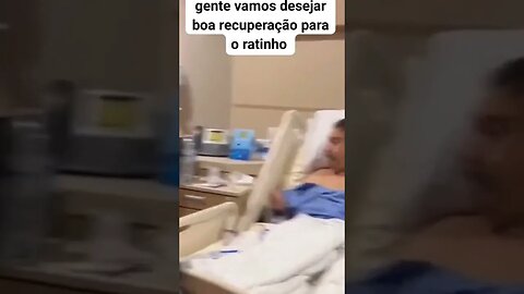 Ratinho em recuperação no hospital pede um açaí assistam #noticias #shorts #tv