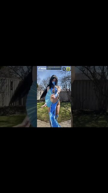 Best Kitana Cosplay Contest - Mortal Kombat #1e ⚔💙 #shorts