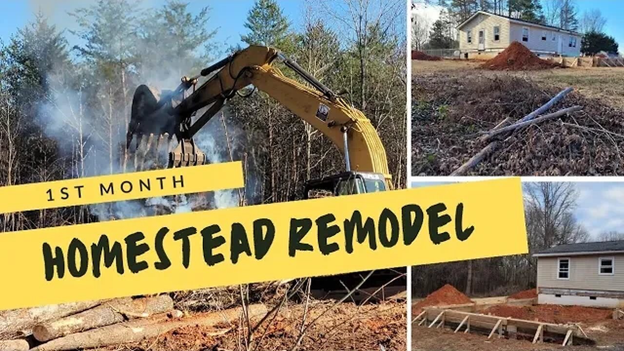 One Month Update | Remodeling House | Clearing Property