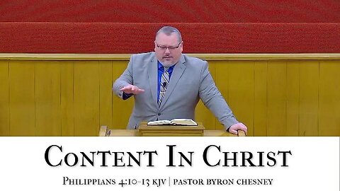 Content In Christ