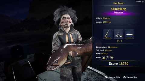 Legendary Fish Grootslang COTW The Angler Izilo Zasendulo Reserve 3 October 2024