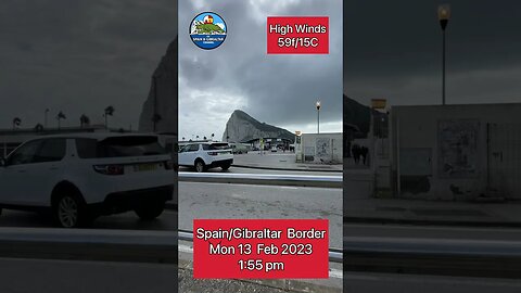 Spain/Gibraltar Border #shorts