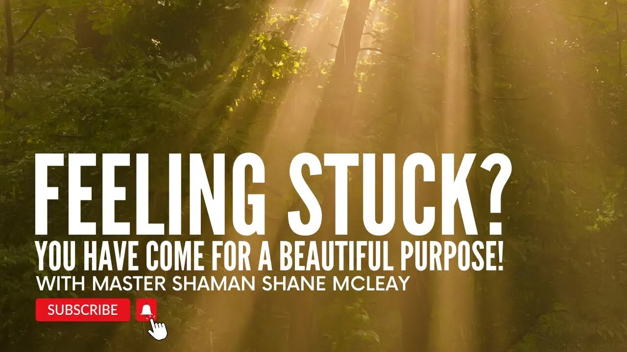 Feeling Stuck? You Have Come For A Beautiful Purpose! With Initiated Shaman Shane McLeay