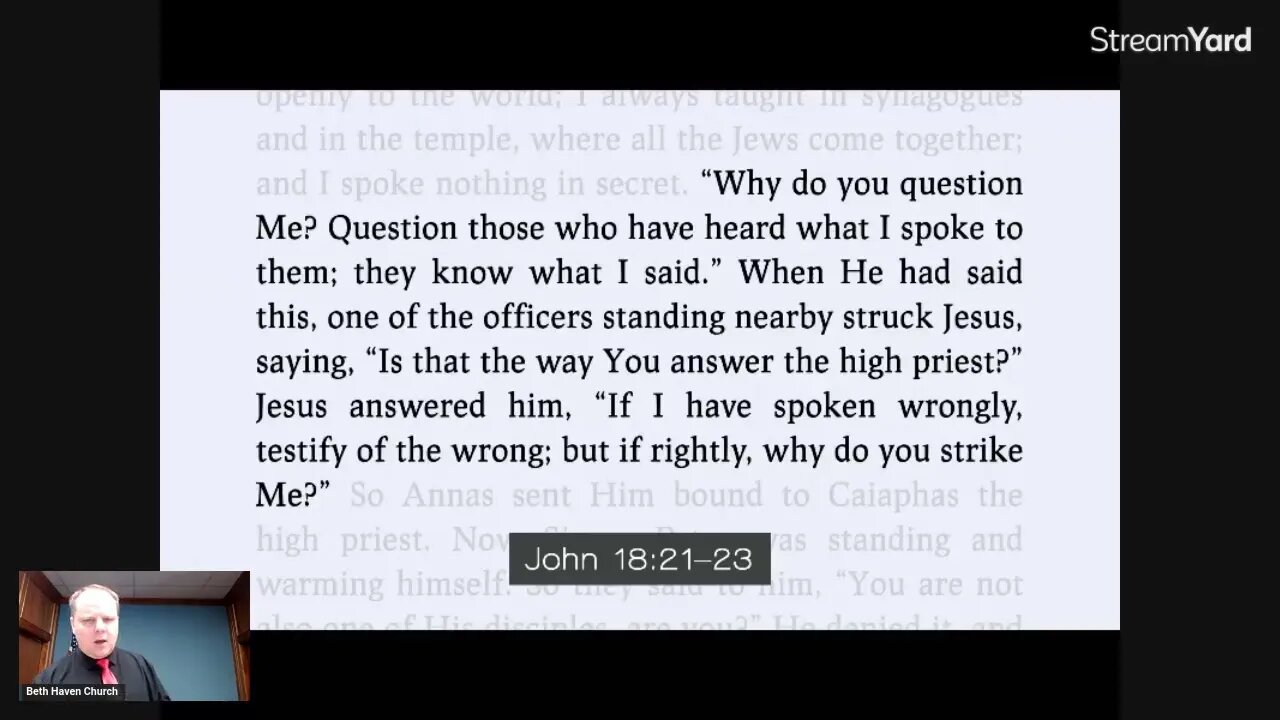 Christology 65 - His Trials