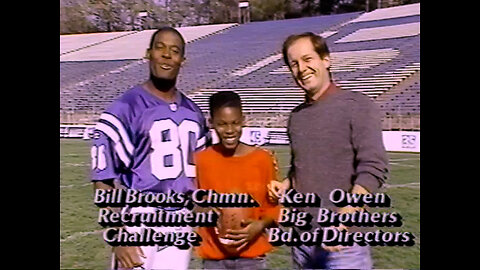 November 26, 1991 - Ken Owen & Bill Brooks Big Brothers Spot for WISH Indianapolis